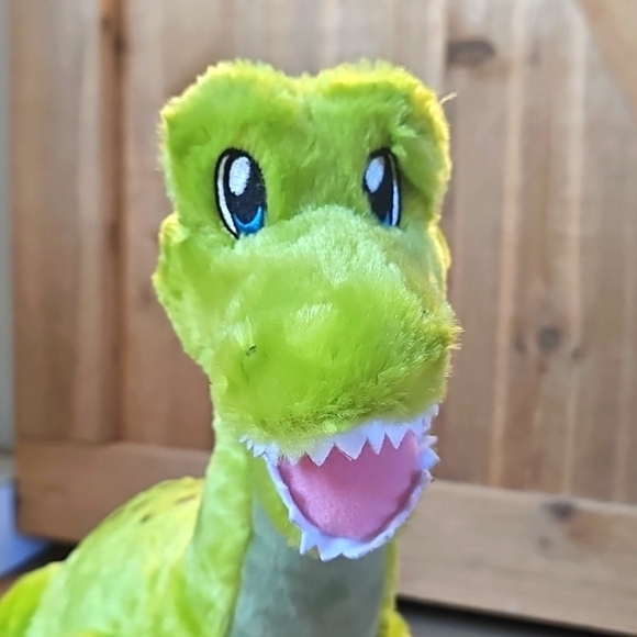 Rare Australia Exclusive Build A Bear Green Spotted Brachiosaurus 23" Plush - Picture 5 of 13